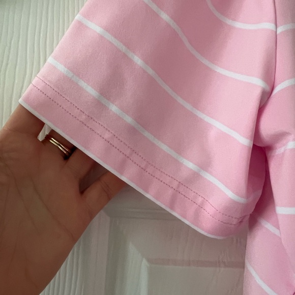 ✨NWOT✨ Polo by Ralph Lauren Men's Pink Striped Shirt - Picture 7 of 8